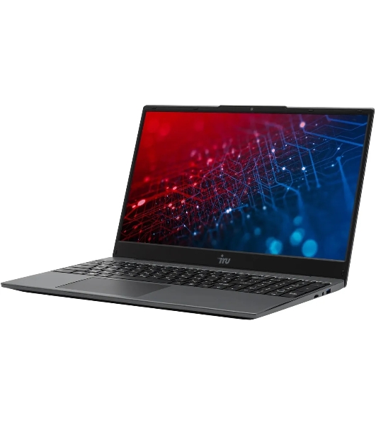 Ноутбук IRU Калибр 15PH Ryzen 5 5500U 8Gb SSD256Gb AMD Radeon Rx Vega 7 15.6' IPS FHD (1920x1080) Free DOS black WiFi BT Cam 4350mAh (2054000)