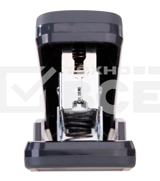 Степлер настольный Deli E0464BLACK Exceed 24/6 26/6 (25листов) черный 100скоб металл/пластик закрытый/открытый коробка
