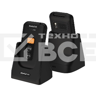 Мобильный телефон Maxvi E5 up черный