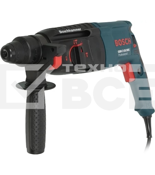 Перфоратор Bosch GBH 2-26 DRE Professional патрон:SDS-plus уд.:2.7Дж 800Вт (кейс в комплекте)