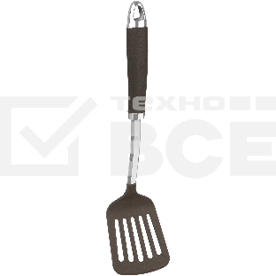 Лопатка для вторых блюд Rondell Mocco RD-1381 коричневый/стальной упак.: картонная подложка