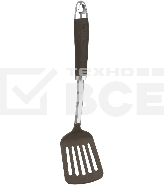 Лопатка для вторых блюд Rondell Mocco RD-1381 коричневый/стальной упак.: картонная подложка