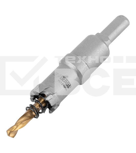 Коронка по металлу Denzel твердосплавная, 19 мм