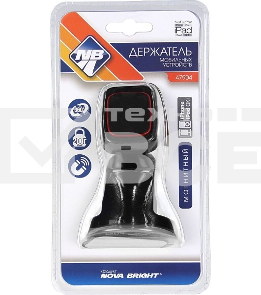 Универсальный держатель NOVA BRIGHT на присоске с фиксатором 47904