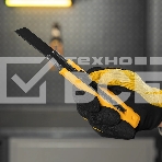 Нож Denzel 18 мм, сменное лезвие, SK4, метал. направляющая, клипса, нажимной фиксатор, фото7