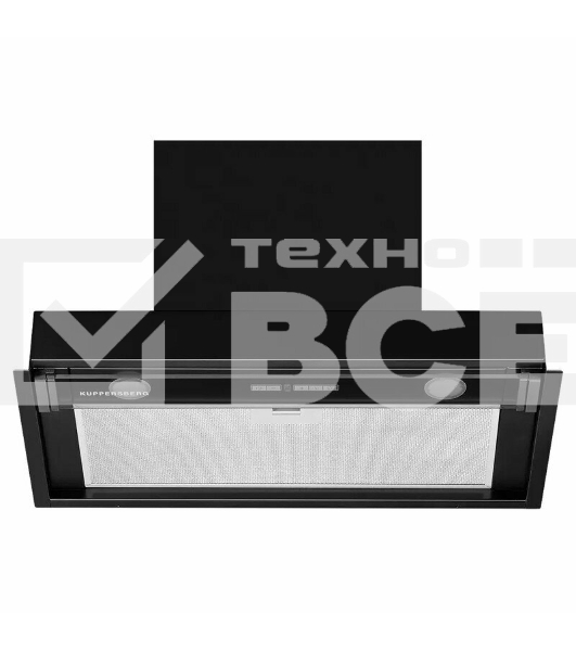Вытяжка встраиваемая Kuppersberg Nancy S 60 черный, 60 см, 850 куб. м/ч, 42 дБ