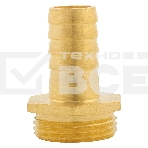 Штуцер для шланга Denzel 3/4' с наружной резьбой G1', фото3