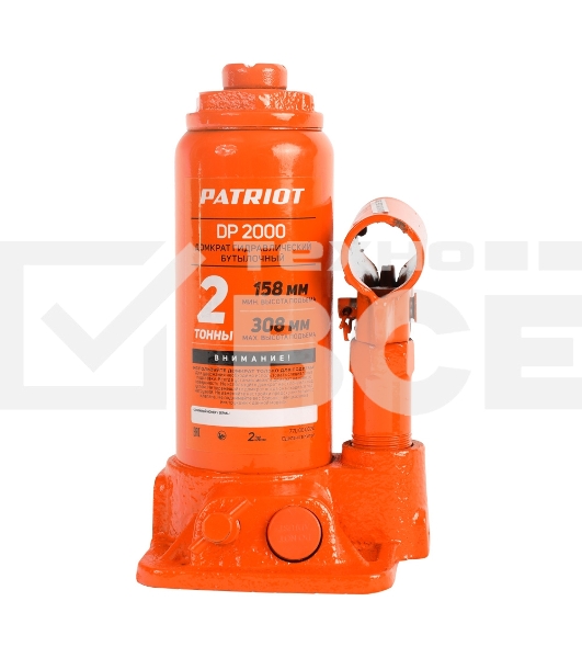 Домкрат бутылочный PATRIOT DB 2000 2T (высота min 158)