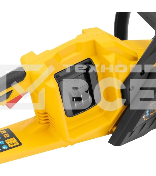 Цепная пила аккумуляторная бесщет. Denzel RCS400-36, Li-ion, 36 В, 4 А·ч, шина 400 мм/58610