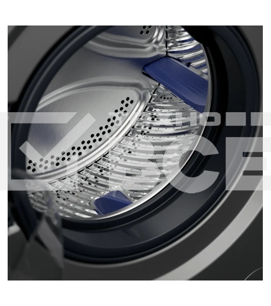 Стиральная машина Kuppersberg, отдельностоящая, глубина 62 см, 10 кг, 10 программ, 1200 об/мин, инверторный двигатель, отложенный старт, самодиагностика, замачивание, LED дисплей, сенсорное управление, энергоэффективность А+++, цвет серый