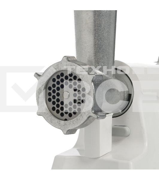 Мясорубка электрическая Мастерица КЭМ-02 белый, 600 Вт, 0.67 кг/мин, защита от перегрузки, насадки - 4