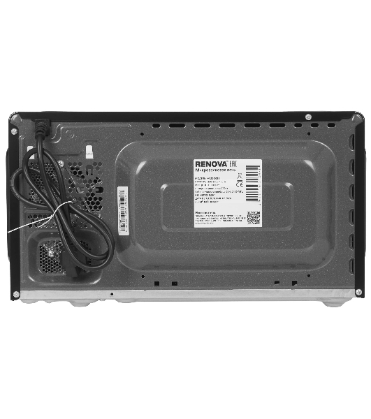 Микроволновая печь Renova MMS-20B1 черный, 20 л, 700 Вт, переключатели - поворотный механизм