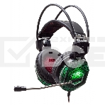 Наушники с микрофоном Oklick HS-L500G черный 2.2м мониторы оголовье, фото 1