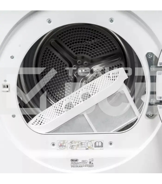 Сушильная машина DeLonghi DTD 8105 C FABIO белый, 8 кг, сушка - конденсационная, программ - 15, 59.6 x 84.5 x 56.3 см