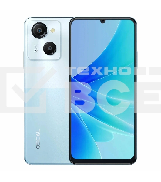 Смартфон OSCAL Modern 8, 8/128Gb, голубой