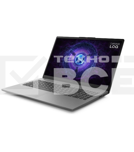 Ноутбук Lenovo LOQ 15IAX9E серый 83LK005HUE Core i5 12450HX 16Gb SSD512Gb NVIDIA GeForce RTX 3050 6Gb 15.6