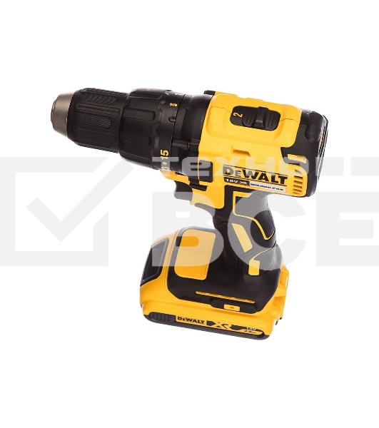 Аккумуляторная безударная бесщеточная дрель - шуруповерт XR DEWALT DCD777D2T-QW