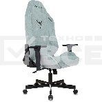 Кресло игровое Knight N1 Fabric серо-голубой Light-28 с подголов. крестовина металл, фото25