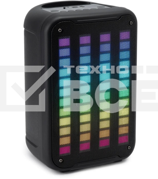 Минисистема Hyundai H-MC1204 черный 10Вт FM USB BT micro SD