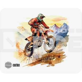 Коврик для мыши Cactus Motobike 250x200x3мм (CS-MP-D12S)