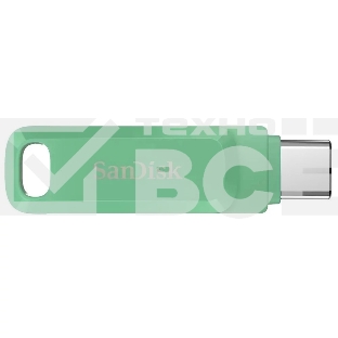 Флешка USB SanDisk SDDDC3 128Gb, USB3.1 Type-C, зеленая