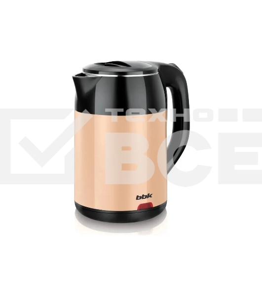 Чайник электрический BBK EK1709P черный/бежевый