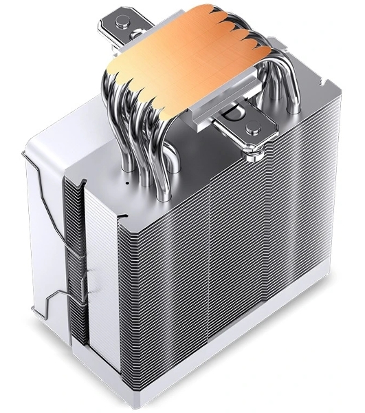 Кулер для процессора JONSBO CR-1000 V2 PRO ARGB (230W, 4-pin PWM, 157мм, Al/Cu, 6x6мм, ARGB, 1x120мм, 59.48CFM, 32.0dBA, 1500RPM, S: 1700/1200/115X, AM4/AM5 белый)