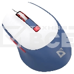 Мышь беспроводная Defender Belsa MB-249 белый/синий, 3200 dpi, радиоканал, Bluetooth, USB, кнопки - 6, фото2