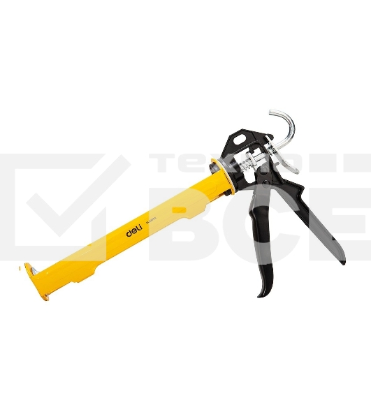 Пистолет для герметика Deli DL2370A Размер: 10 дюймов/250 мм. Сталь А3 + алюминий.