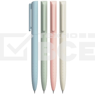 Ручка гелевая автоматическая Deli EG102-BK ассорти, d=0.5мм, черные чернила