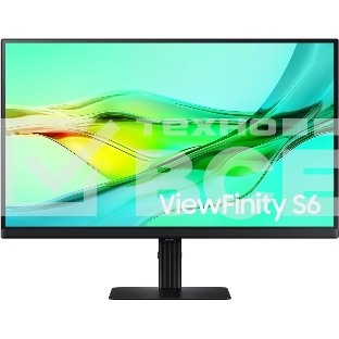 Монитор 27' Samsung ViewFinity S6 S60UD LS27D604UAIXCI IPS 2560x1440, 100 Гц, 5 мс, 16:9, 350 кд/м², 1xHDMI, 1xDP, 1xUSB-C, 3xUSB, 1x3.5 мм, черный