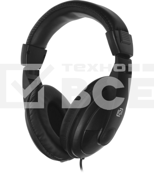 Проводные наушники Oklick HP-M211V черный, полноразмерные, Jack 3.5 мм