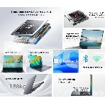 Ноутбук CHUWI CoreBook Plus 16'(1920x1200 (матовый) IPS)/AMD Ryzen 5 7430U(2.3Ghz)/16384Mb/512SSDGb/noDVD/Int:AMD Radeon/Cam/BT/WiFi/74WHr/war 1y/1.88kg/Grey/Win11Home + мышь, фото15