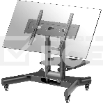 Стойка для телевизора с кронштейном ONKRON 32'-70', мобильная, черная TS1350, фото11