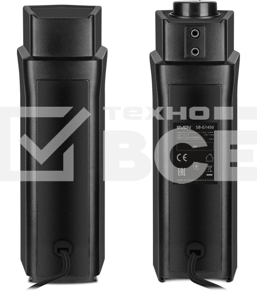 Саундбар мини SVEN SB-G1450, черный (10 Вт, питание USB, Bluetooth, подсветка)