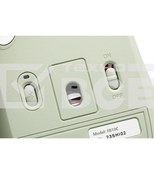 Мышь беспроводная A4Tech Fstyler FB10C зеленый, 2000 dpi, радиоканал, Bluetooth, USB, кнопки - 4