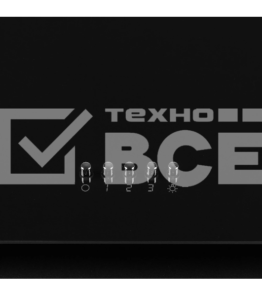 Вытяжка каминная MBS Alpinia 160 Glass Black черный стекло управление: кнопочное (1 мотор)