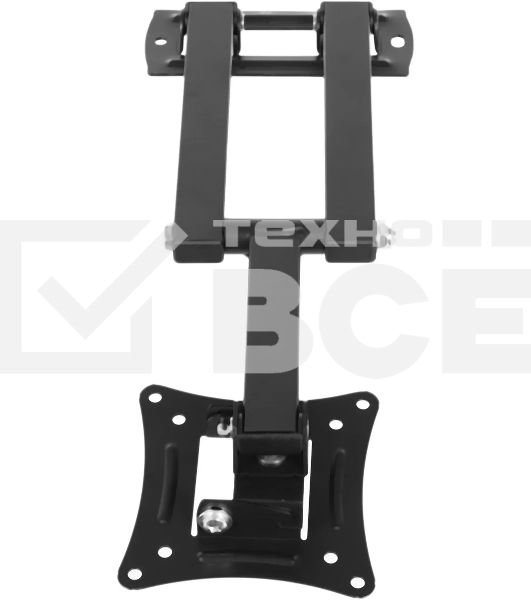 Кронштейн для телевизора Buro FL2S черный, 15'-29' макс. 12 кг, настенный, поворотно-выдвижной и наклонный