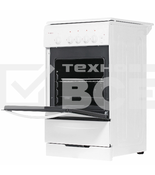 Плита газовая Gefest ПГ 3200-06 белый, конфорок 4 шт, духовка 42 л, 50 см x 85 см x 57 см