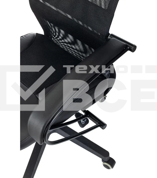 Кресло эргономичное Бюрократ CH-NOVA LUX черный сетка/ткань крестов. пластик