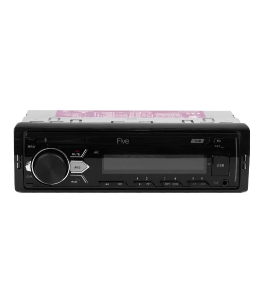Автомагнитола FIVE F-24R, 1 DIN, Bluetooth, USB Type-A, AUX