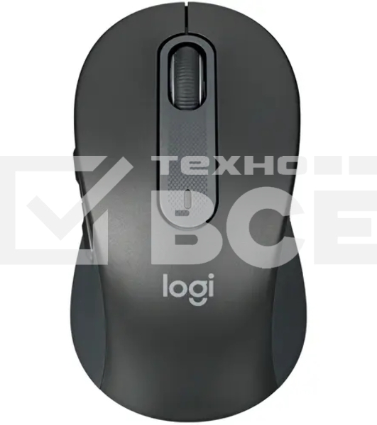 Мышь беспроводная Logitech Signature M650 графитовый, 4000 dpi, радиоканал, Bluetooth, USB, кнопки - 5