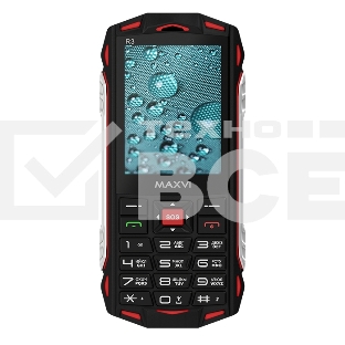 Мобильный телефон Maxvi R3 red