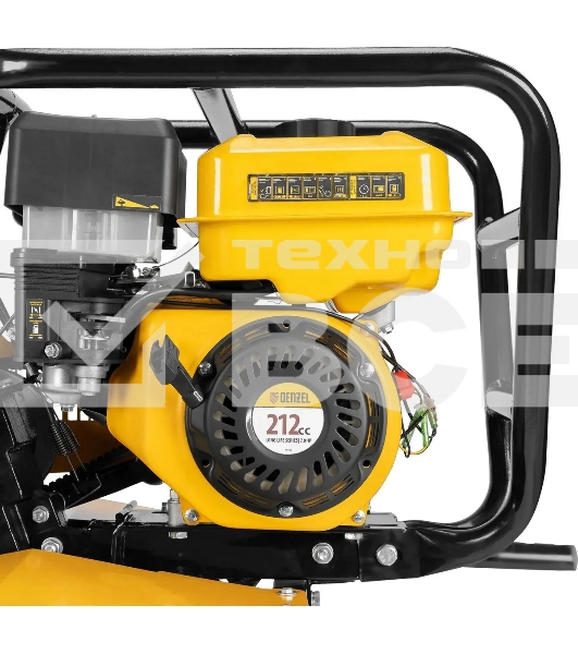 Мотоблок Denzel DPT-470S-PRO, 7 л.с., ремен.сцеп, фрез 3х4, ШОМ, передачи 4В/2Н