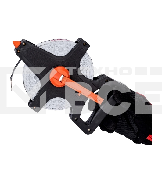 Рулетка геодезическая, 50 м х 12,5 мм, лента ПВХ, открытый корпус Sparta