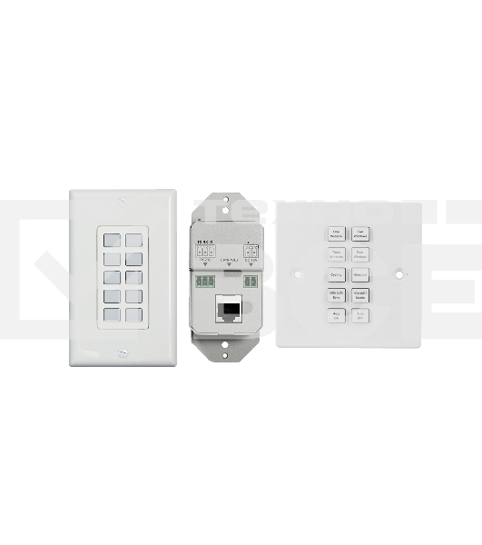 Панель управления Infobit [iControl K10-UK] 10-конпочная 1 х LAN (RJ45, PoE), 1 х RS232