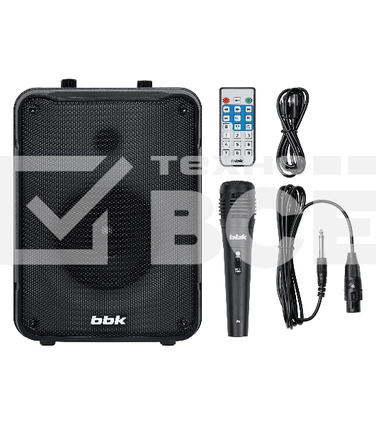 Портативные колонки BBK BTA3010 1.0 черный 10Вт