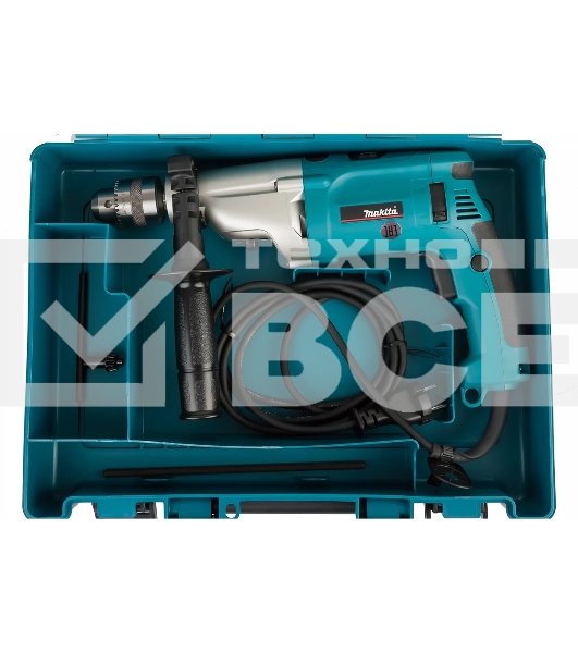 Дрель Makita HP2070, 1010 Вт, сетевая, ударная