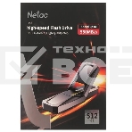 Флеш диск Netac US5 NT03US5C-512G-32TA 512GB USB3.2+TypeC Solid State Flash Drive, up to 550MB/500MB/s, фото2