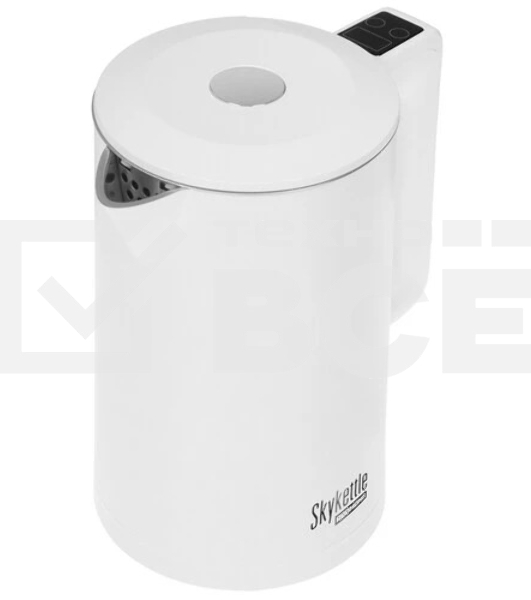 Чайник электрический Redmond SkyKettle KM231S 1.7л, 2200Вт, белый корпус: стекло